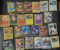 Pokemon TCG 24-Card Lot: Flying Pikachu V, Zapdos, Moltres, GX, V, Holo - Image 1