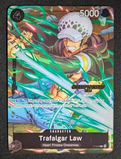 Trafalgar Law #P-038 (CS 2024 Event Pack) One Piece TCG Championship Card | NM - Image 1