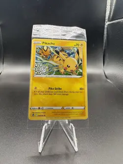 Pokemon Pikachu Holiday Calendar Holo Stamped Card 049/195 2022 Common 70 HP - Image 1