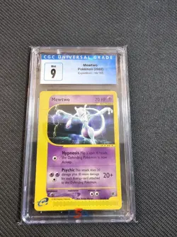 2002 Mewtwo 56/165 Expedition Non Holo Pokemon Card CGC 9 - Image 1