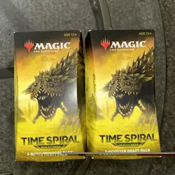 Magic the Gathering MTG Time Spiral Remastered 3 Booster Draft Pack X2 NEW - Image 1