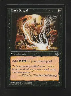 MTG Mirage Dark Ritual - Image 1