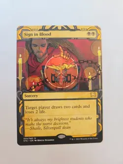 Sign in Blood Strixhaven: Mystical Archives Regular - Image 1