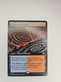 Turbulent Springs (Extended Art) Commander: Secrets of Strixhaven Regular - Image 1