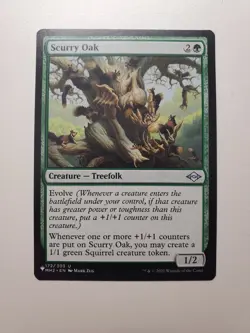 MTG Magic Scurry Oak Modern Horizons 2 172 The List NM - Image 1
