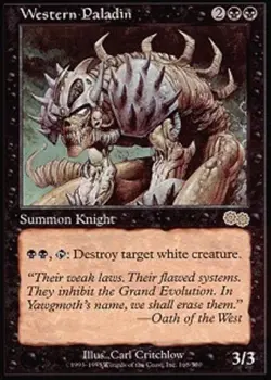 1 x Western Paladin - Urza's Saga - Light Play - MTG - Image 1