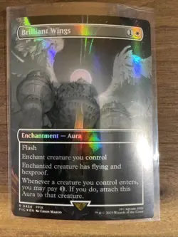 MTG Magic the Gathering FOIL Brilliant Wings FIC R0454 - Image 1