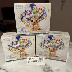 ✨$30 OFF CODE ✨Pokemon Prismatic Evolutions SV8.5 English Elite Trainer Box - Image 1
