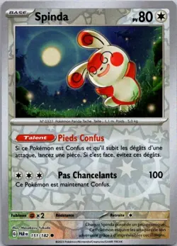 Carte Pokemon Spinda 151/182 Reverse 2023 - Image 1