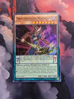 Dragoncaller Magician RATE-EN001 Super Rare 1st Edition YuGiOh TCG Card - Image 1