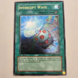 Yugioh Intercept Wave TSHD-EN050 Ultimate Rare Ed NM - Image 1