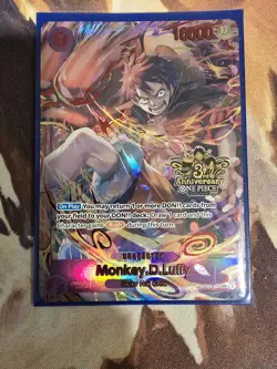 One Piece Monkey.D.Luffy (Japanese Version 3rd Anniversary Set) OP09-119 English - Image 1