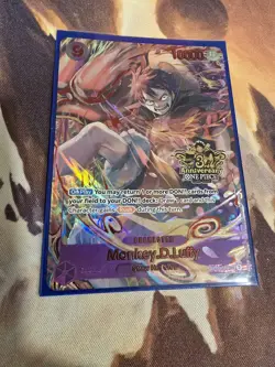 One Piece Monkey.D.Luffy (Japanese Version 3rd Anniversary Set) OP09-119 English - Image 2