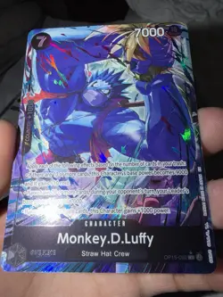 One Piece CCG Monkey.D.Luffy OP15-092 New Foil - Image 4