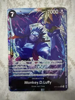 One Piece CCG Monkey.D.Luffy OP15-092 New Foil - Image 5