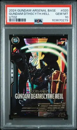 Gundam Death Size Hell Arsenal PSA 10 Gem Mint Card - Image 1