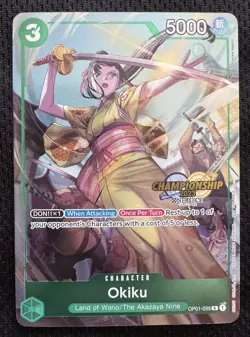 One Piece Okiku OP01-035 Championship 2023 Promo English NM - Image 1