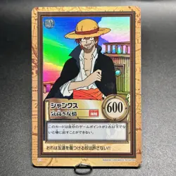 Shanks 1999 C14 One Piece Carddass Hyper Battle Holo Japanese Vintage Bandai - Image 3