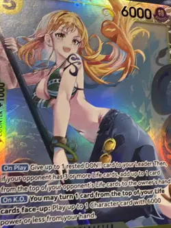 1x Nami SR EB03-053 Super Rare Heroine's Edition English MINT - Image 2