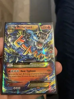 Pokemon Mega M Charizard-EX Holofoil Ultra Rare Card 12/83 XY Generations - Image 4