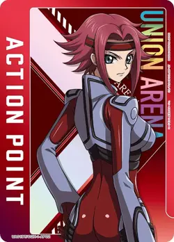 UNION ARENA Code Geass Kallen UA01BT/CGH-1-AP02 Action Point Card - Image 2