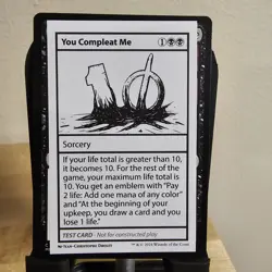 MTG You Compleat Me (Playtest) Mystery Booster 2 NM - Image 1