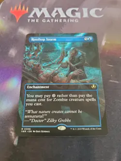 Mtg. Rooftop Storm. Borderless. Innistrad Remastered. Pack Fresh - Image 1