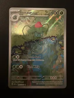 Pokemon Ivysaur 167/165 - English 151 Illustration Rare - Near Mint Condition - Image 1