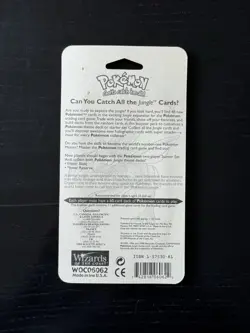 1999 Pokemon Unlimited Jungle Blister Booster Pack Scyther Factory Sealed - Image 2