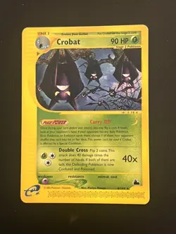 Pokemon Crobat 6/144 Rare Skyridge Non Holo 2003 TCG Vintage - MP - Image 1