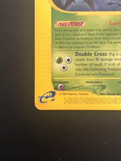 Pokemon Crobat 6/144 Rare Skyridge Non Holo 2003 TCG Vintage - MP - Image 5