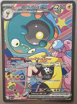 Pokemon Ascended Heroes Ionos Bellibolt ex 279/217 Special Illustration Rare SIR - Image 1