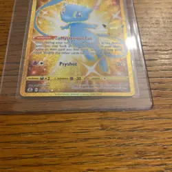 Pokemon TCG Gold Shiny Mew 025/025 25th Anniversary Celebrations NM - Image 3