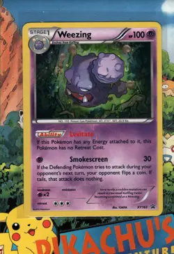 Pokemon TCG Weezing XY163 Cosmos Holo Black Star Promo LP - Image 1