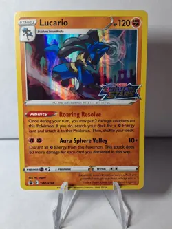 Pokemon SWSH: Brilliant Stars | Lucario SWSH186 | Stamped Promo - Image 1