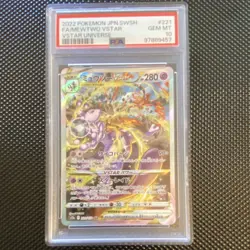 2022 Pokemon Mewtwo VSTAR Special Art Rare Full Art Holo S12a 221/172 PSA 10 - Image 1