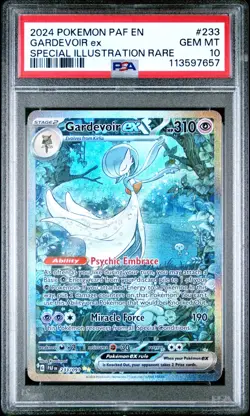 2024 POKEMON PAF EN-PALDEAN FATES SPECIAL ILLUSTRATION RARE GARDEVOIR EX PSA 10 - Image 1