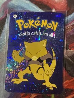 Abra #63 - Vintage Vending Machine Prism Sticker 2000 - Pokemon - Image 1