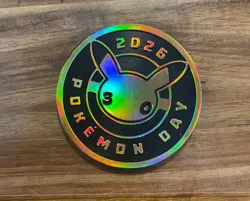 Pokemon Day 2026 | Pikachu 051/162 | 2026 Stamp Promo + 2026 Coin Token NM/M - Image 4