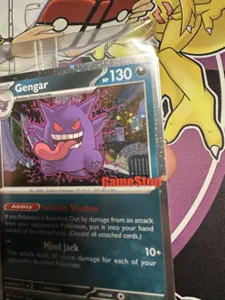 Pokemon Gengar Promo Holo 050/088 GameStop Exclusive Sealed Cosmos SWIRL 🌀 - Image 5