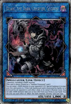 Dharc The Dark Charmer, Gloomy - Platinum Secret Rare 1st RA03-EN048 NM YuGiOh - Image 1
