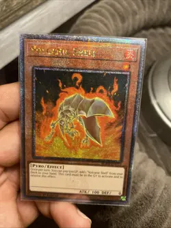 Yugioh Volcanic Shell BLMR-EN053 Quarter Century Secret Rare 1st Ed MINT - Image 1