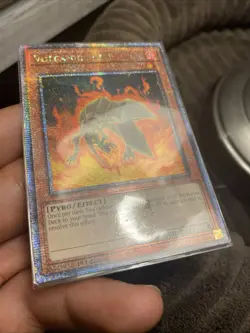 Yugioh Volcanic Shell BLMR-EN053 Quarter Century Secret Rare 1st Ed MINT - Image 2