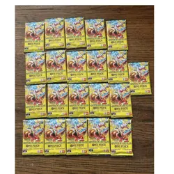 One Piece TCG OP-15 Adventure on Kami's Island Booster Packs Lot of 21 - Image 1