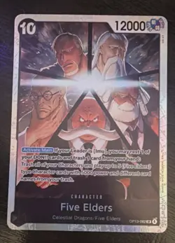 Bandai One Piece CCG Five Elders OP13-082 Foil 12000 Power - Image 1