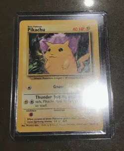 1999 POKEMON GAME PIKACHU YELLOW CHEEKS Base Set # 58 / 102 - Image 1