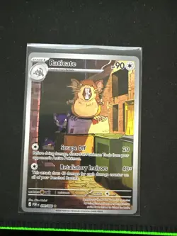 Pokemon TCG Perfect Order Raticate 099/088 Illustration Rare IR Full Art NM - Image 1