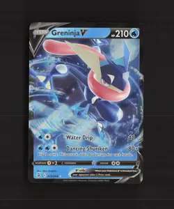 Greninja V 073/264 Fusion Strike Ultra Rare Holo Pokemon Card NM - Image 1