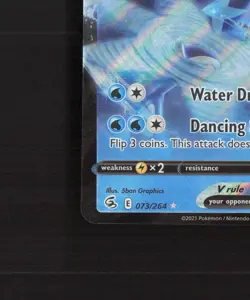 Greninja V 073/264 Fusion Strike Ultra Rare Holo Pokemon Card NM - Image 5