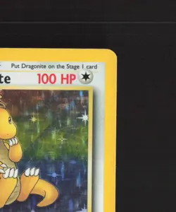 Dragonite 4/62 WOTC Fossil Set Holo Rare Pokemon Card MP - Image 4